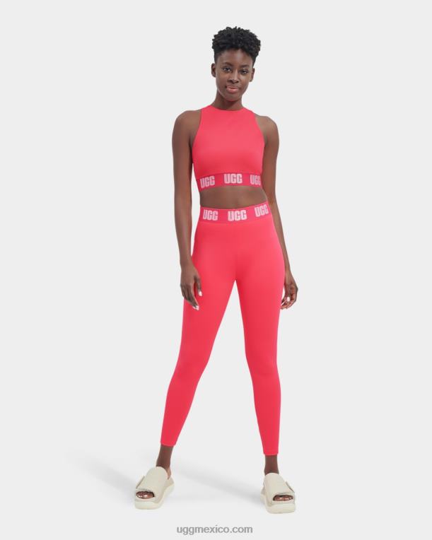 rosa flamenco 00NF1020 UGG mujer bralette con logo wilmina