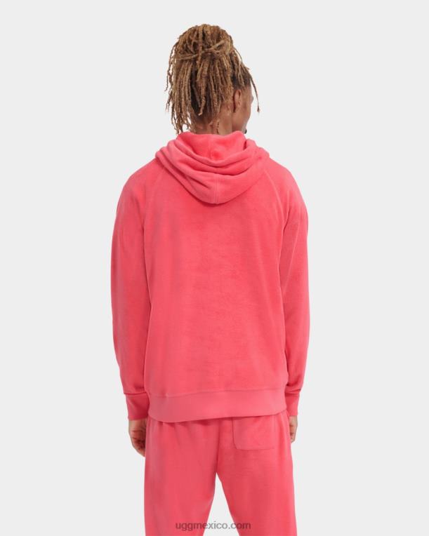 rosa melocotón 00NF2208 UGG hombres terrance sudadera con capucha