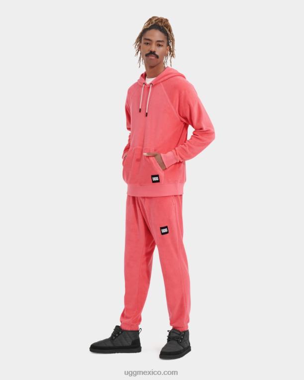 rosa melocotón 00NF2208 UGG hombres terrance sudadera con capucha