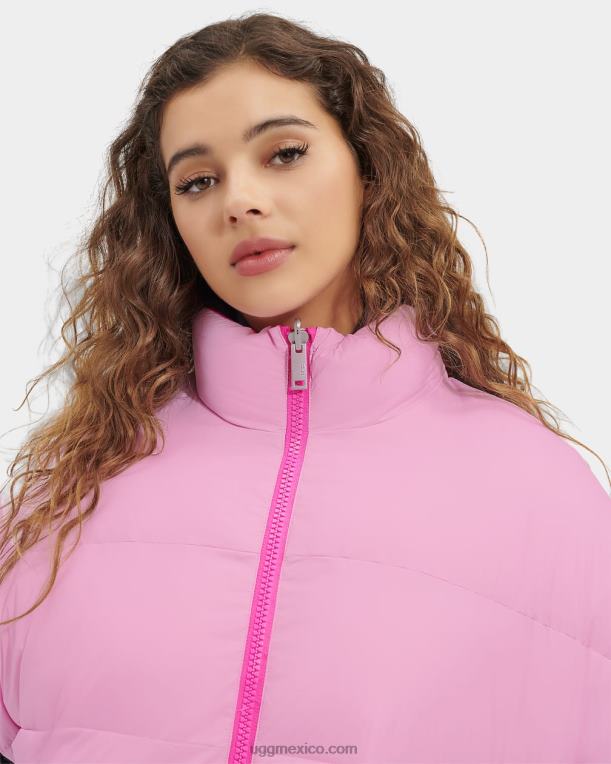 rosa neón/cuarzo rosa 00NF1222 UGG mujer chaleco acolchado reversible sydnee