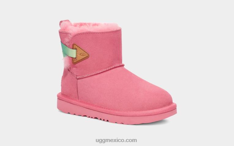 rosa rosa arcoiris 00NF253 UGG niños mini bailey flex arcoiris
