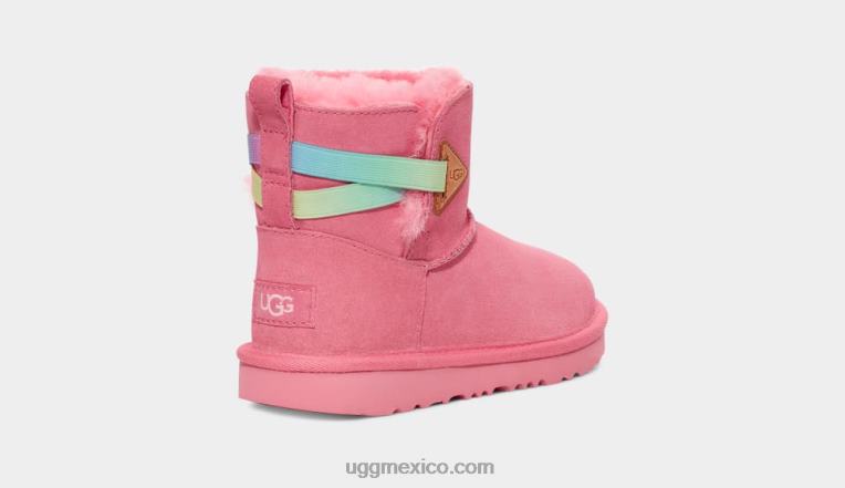 rosa rosa arcoiris 00NF253 UGG niños mini bailey flex arcoiris