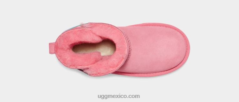 rosa rosa arcoiris 00NF253 UGG niños mini bailey flex arcoiris