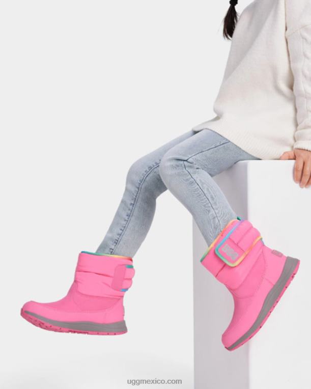 rosa rosa/arcoiris 00NF261 UGG niños toty clima arcoiris
