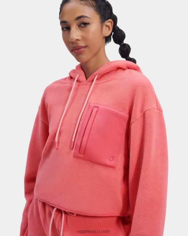 rosa rosado 00NF883 UGG mujer sudadera myley sherpa