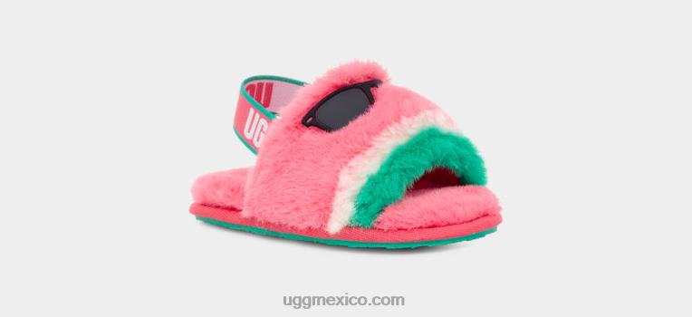 sandía 00NF305 UGG niños pequeños pelusa sí relleno de sandía