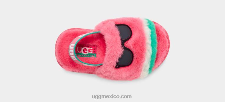 sandía 00NF305 UGG niños pequeños pelusa sí relleno de sandía
