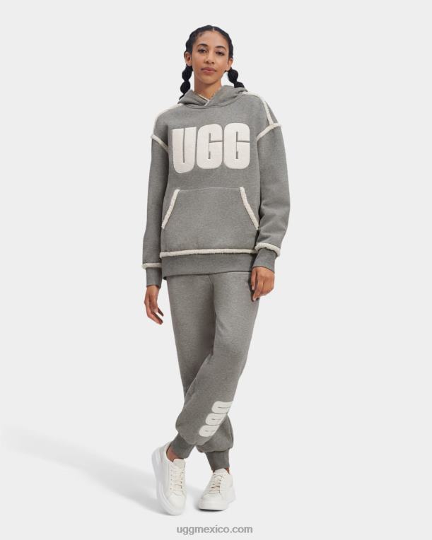 sello 00NF1052 UGG mujer sudadera con capucha de polar joanne b con logo