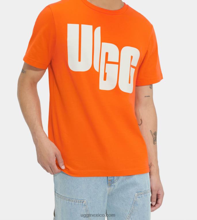 soda de naranja 00NF1402 UGG todos los géneros camiseta extragrande con logo chopd