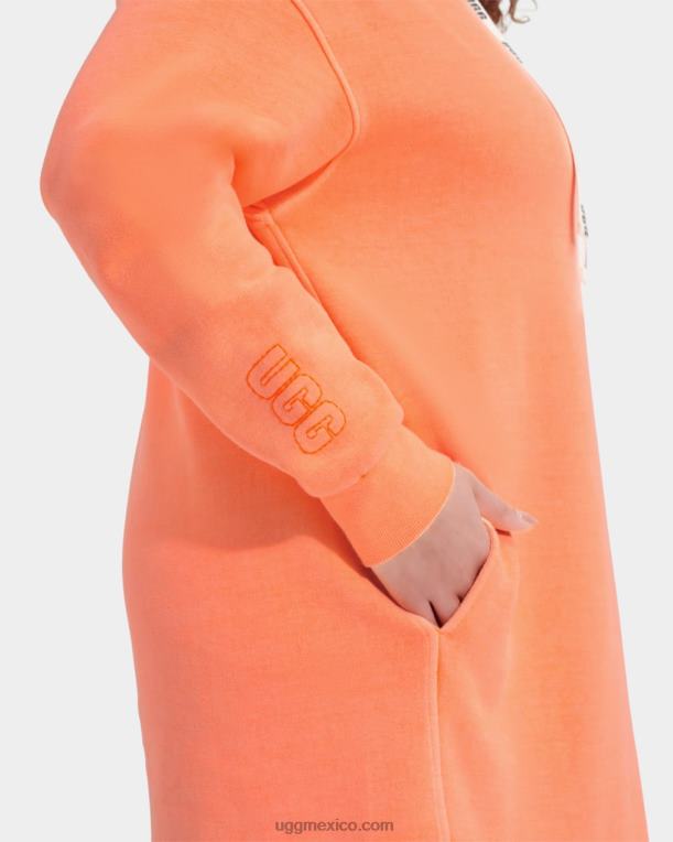 sorbete de naranja 00NF1327 UGG mujer vestido con capucha aderyn