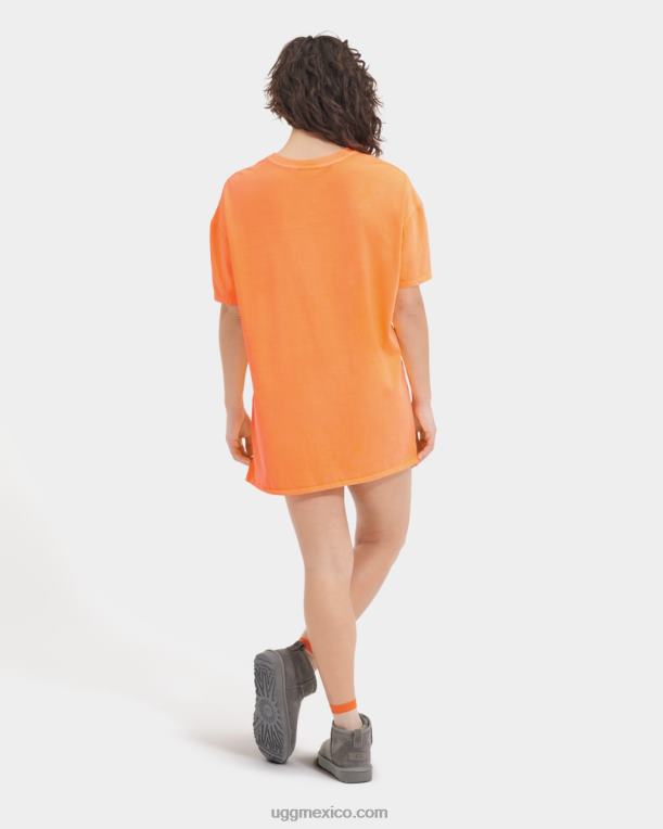 sorbete de naranja 00NF2228 UGG mujer vestido estilo camiseta