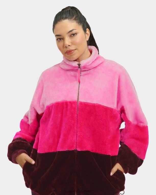 soñar despierto multi 00NF167 UGG mujer chamarra de piel sintética elaina