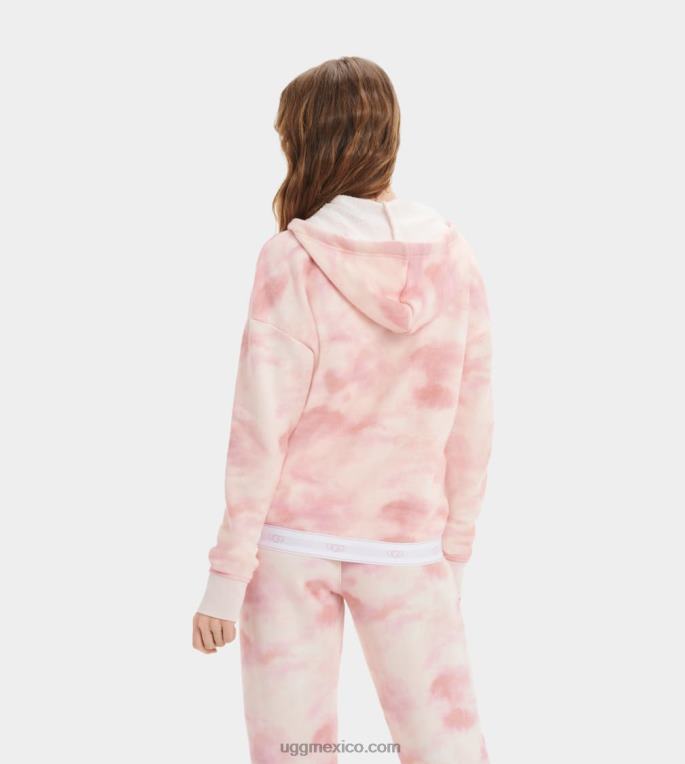 teñido anudado flor de loto 00NF2242 UGG mujer sena sudadera con cremallera