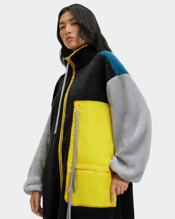 tinta 00NF1336 UGG mujer abrigo largo sherpa marlene