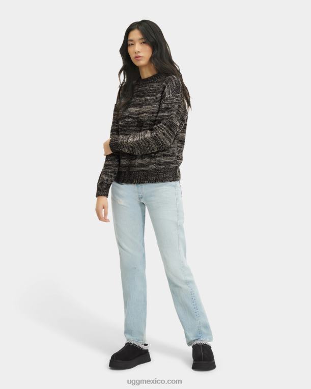 tinta multi 00NF1064 UGG mujer suéter avianna con cuello redondo