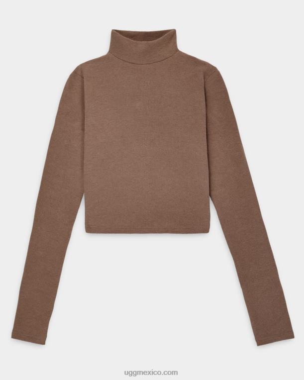 tortuga 00NF1078 UGG mujer top nimah de canalé con cuello alzado
