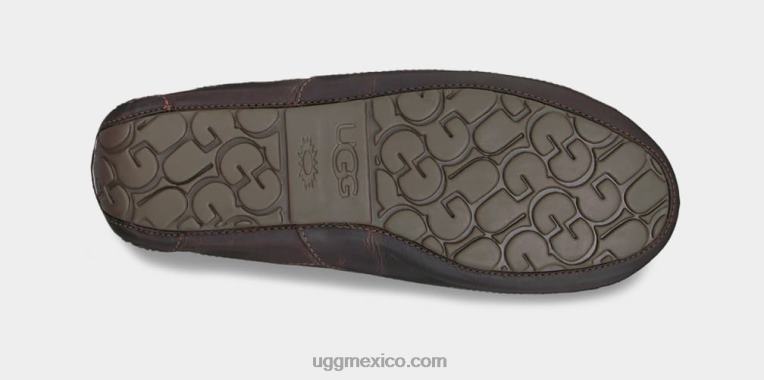 té chino 00NF212 UGG hombres zapatilla de cuero ascot