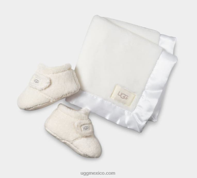 vainilla 00NF2009 UGG bebé botín bixbee y manta lovey