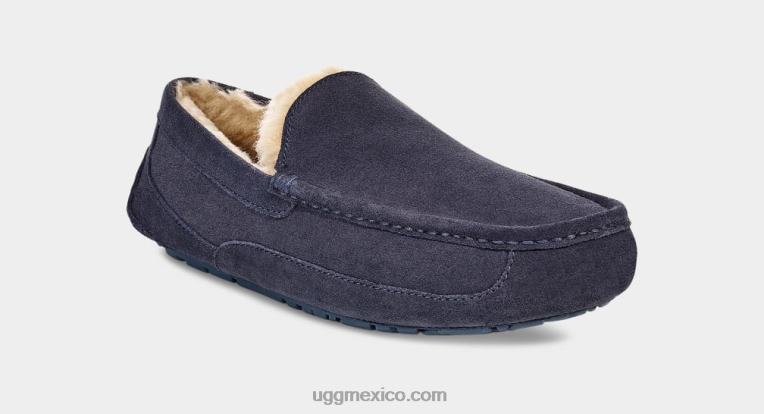 verdadera marina 00NF1654 UGG hombres zapatilla ascot