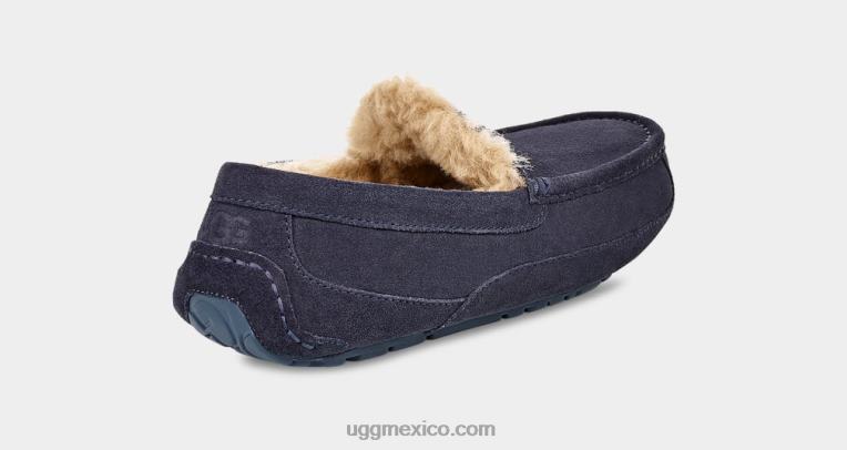 verdadera marina 00NF1654 UGG hombres zapatilla ascot