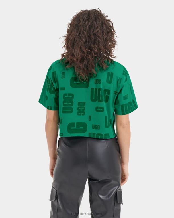verde esmeralda 00NF2286 UGG mujer camiseta recortada britany scatter