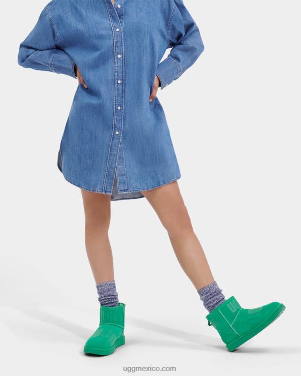 verde esmeralda 00NF49 UGG mujer mini gráfico de dispersión clásico