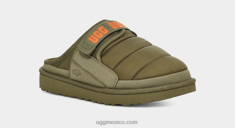 verde musgo/naranja 00NF1566 UGG hombres Dune slip-on lta