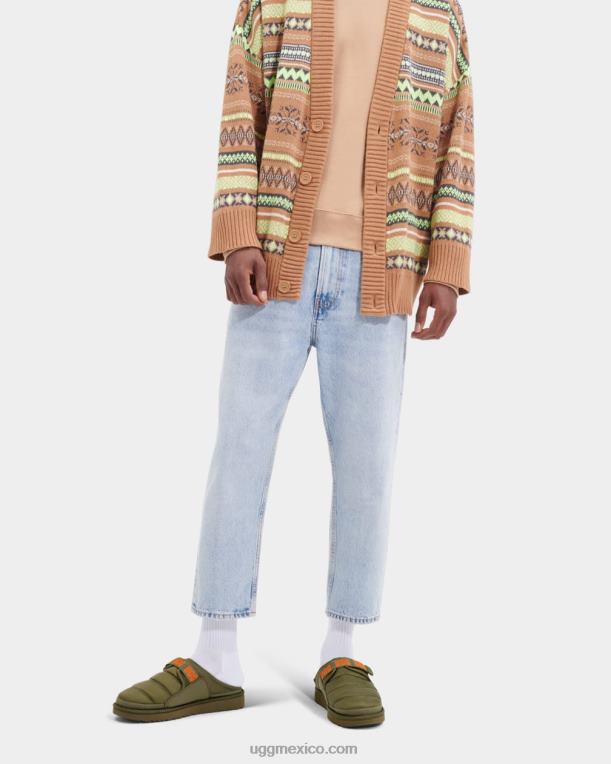 verde musgo/naranja 00NF1566 UGG hombres Dune slip-on lta