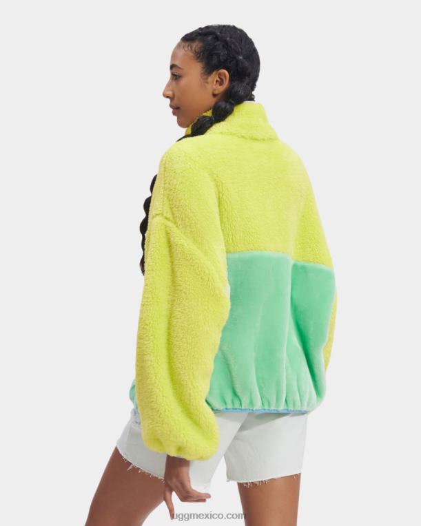 verde vibrante/hierba 00NF2283 UGG mujer chaqueta sherpa marlene ii