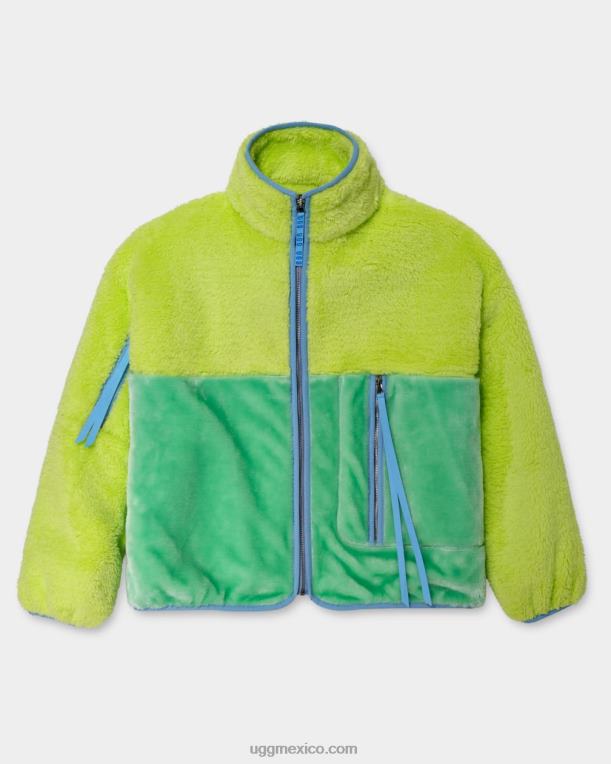 verde vibrante/hierba 00NF2283 UGG mujer chaqueta sherpa marlene ii