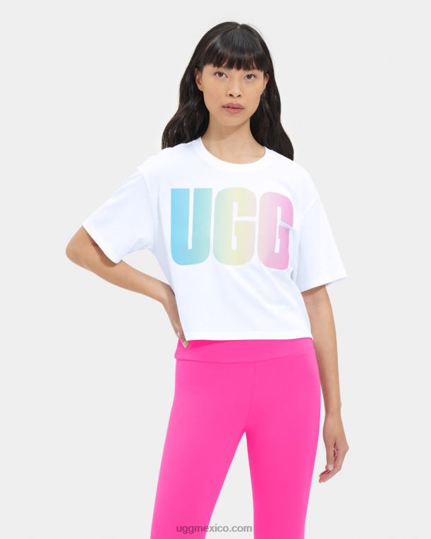 yeso 00NF1258 UGG mujer camiseta corta con logo