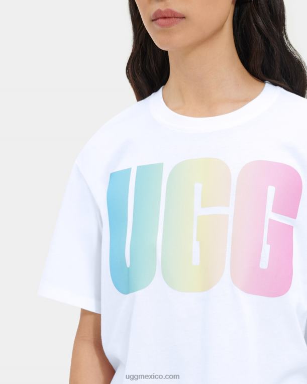 yeso 00NF1258 UGG mujer camiseta corta con logo