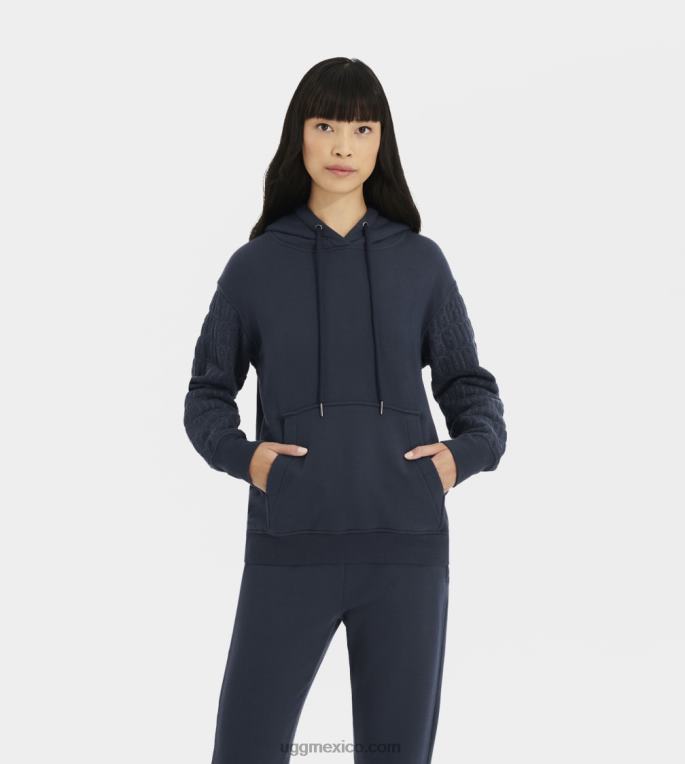 ónix 00NF1185 UGG mujer sudadera con capucha y logo de Tatiana