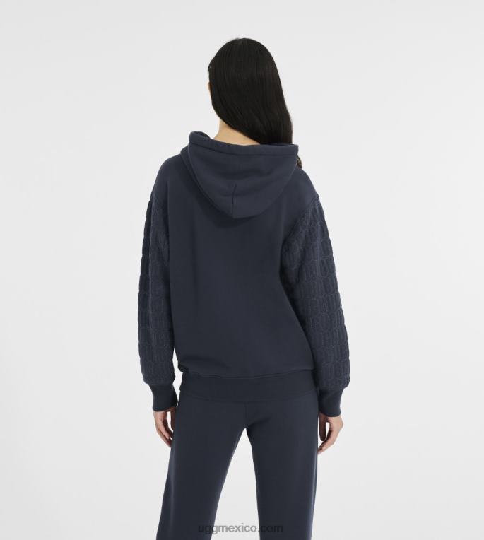 ónix 00NF1185 UGG mujer sudadera con capucha y logo de Tatiana