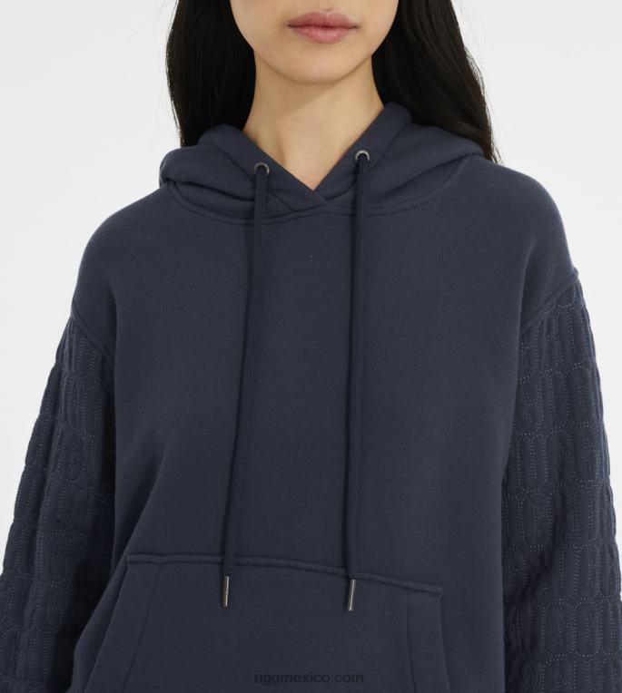 ónix 00NF1185 UGG mujer sudadera con capucha y logo de Tatiana