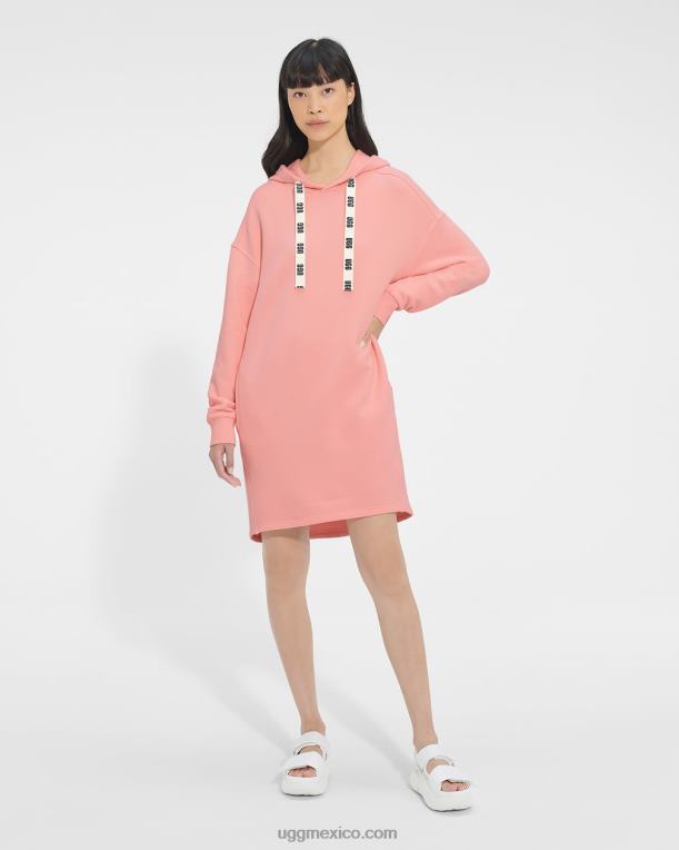 ópalo rosa 00NF1324 UGG mujer vestido con capucha aderyn