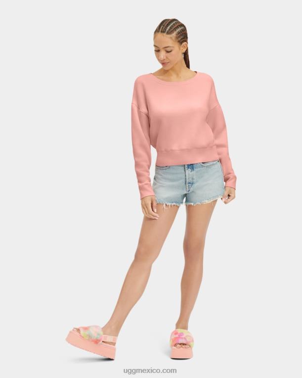 ópalo rosa 00NF159 UGG mujer cuello redondo tenley