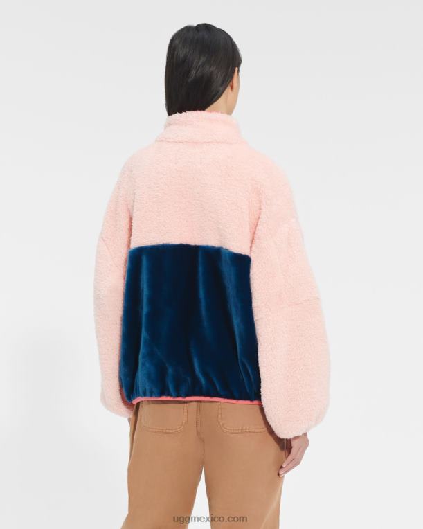 ópalo rosa/azul honor 00NF172 UGG mujer chamarra sherpa marlene