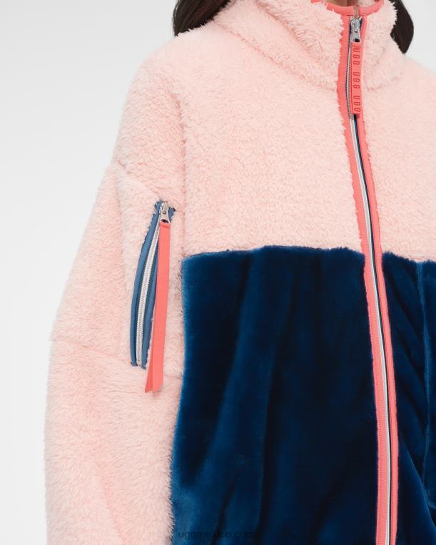 ópalo rosa/azul honor 00NF172 UGG mujer chamarra sherpa marlene